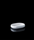 ACAR BIANCO PERLA MOON Set aus 6 kleinen ovalen Tellern 13,2 x 9,5 x 2,8 cm 