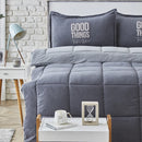 KARACA HOME SOFTY Cotton Comfort Bettgarnitur 2 Personen grau