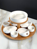 TREND HOME Aperitif-Set mit drehbarem Ständer 10-tlg.