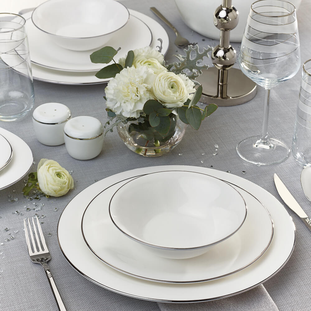 Service de table 29 pièces bleu/porcelaine Service de table 29 pièces bleu/porcelaine