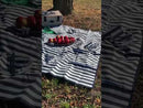Natürlicher und ökologischer Weiden-Picknickkorb "Marine" - 4 Personen