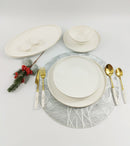 ZELLERFELD VANESSA Gold Service de table 27 pièces 6 personnes - Bella Home