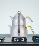 ACAR ALEXI Orta Boy Gold çelik çaydanlık