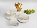 TREND HOME WHITE Kaffeetassenset 12 Teile 6 Personen
