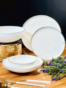 ACAR DAPHNE Gold Tafelservice 12 Personen 57-tlg