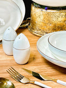 ACAR DAPHNE Gold Tafelservice 12 Personen 57-tlg