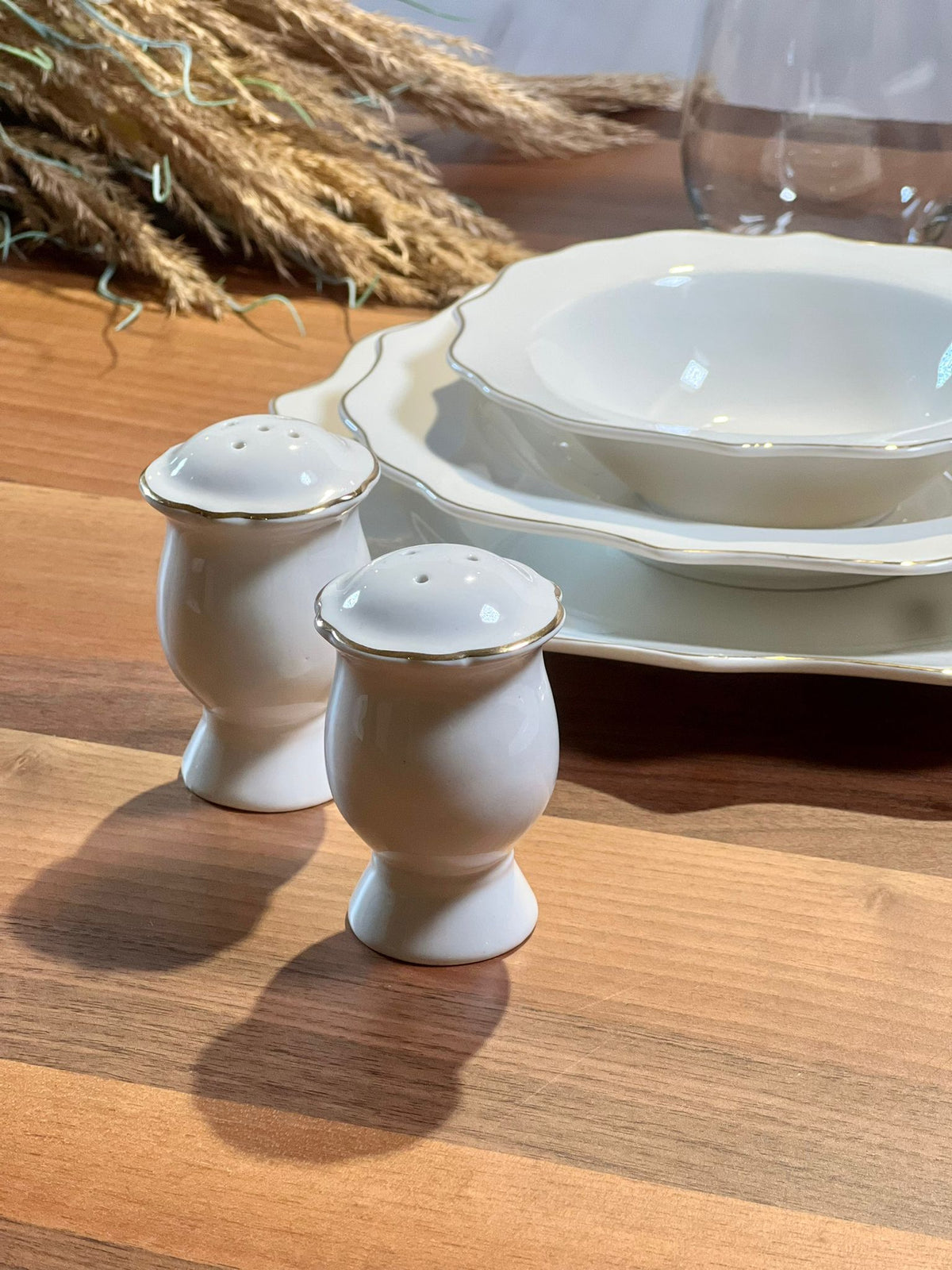 Service De Table 18 Pièces Bologne Blanc IBILI - Assiettes Porcelaine Pour 6 Personnes