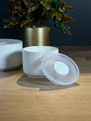 ACAR PURE CARMEN Lot de 3 pots de conservation en porcelaine