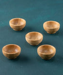 ACAR Set mit 5 Mini-Bambusbechern