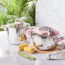 KARACA PERF﻿ECT GREY 4Lt+6Lt Schnellkochtopf-Set