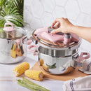 KARACA PERF﻿ECT GREY 4Lt+6Lt Schnellkochtopf-Set