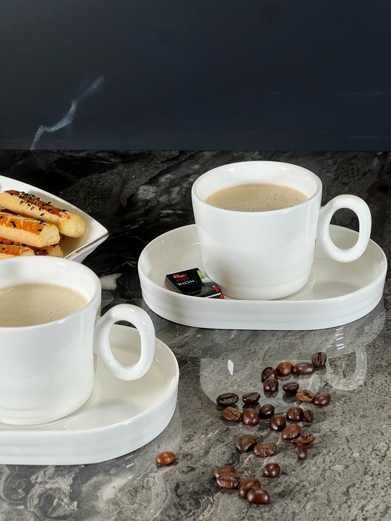 ACAR PERLA 6'Lı porselen çay/kahve fincan takımı