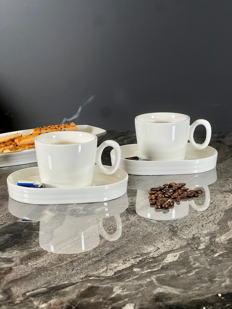 ACAR PERLA 6'Lı porselen çay/kahve fincan takımı