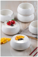 ACAR BİANCO PERLA 6 adet porselen yuvarlak kase