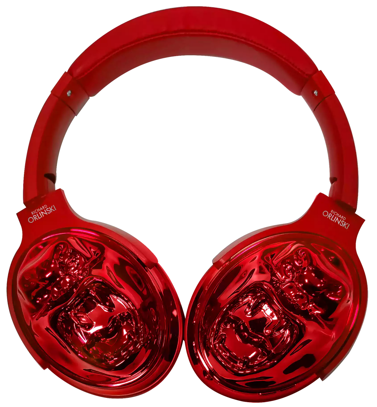 Casque Bluetooth Rouge RICHARD ORLINSKI Modèle CAQKON1001, Supra-auriculaire, Neuf