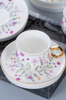 ACAR LIDYA 6 Kişilik Kahve Fincanı Takımı - 90 ml