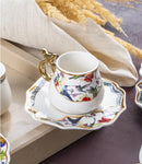 ACAR MARFA Kaffeetassen aus Porzellan 6 Pers.