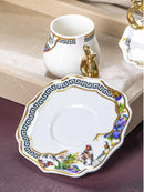 ACAR MARFA Kaffeetassen aus Porzellan 6 Pers.