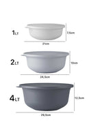 ACAR MASTERPIECE 3er-Set Aufbewahrungsschalen / Salatschüsseln mit Deckel 6 Stk.