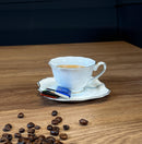 ACAR OMEGA Kaffeetassen aus Porzellan 6 Personen