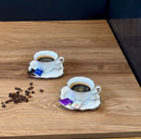 ACAR OMEGA Kaffeetassen aus Porzellan 6 Personen