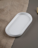 ACAR BIANCO PERLA MOON 2 Adet kayık tabak 22,5 cm