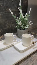 ACAR PURE ROYAL Set von 6 Porzellan Kaffeetassen