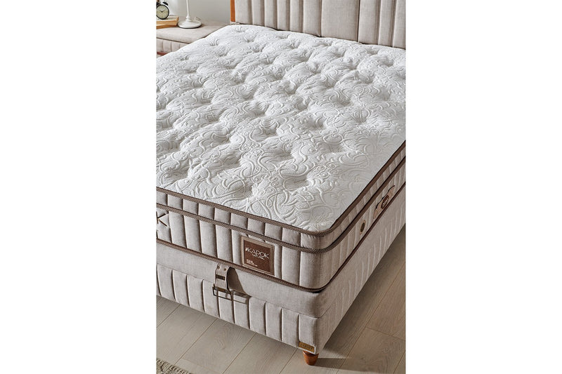 BAMBI KAPOK NATUREL Lit coffre, Tête de lit et Matelas au Kapok Biologique - Bella Home