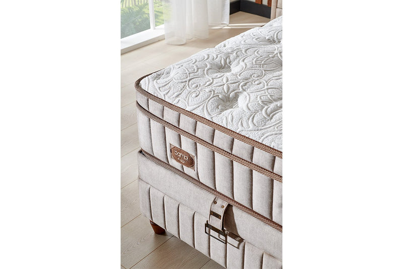 BAMBI KAPOK NATUREL Lit coffre, Tête de lit et Matelas au Kapok Biologique - Bella Home