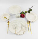 ZELLERFELD BLOOM Tafelservice Motiv Goldener Baum 27 Teile 6 Pers.