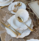 ZELLERFELD BLOOM Tafelservice Motiv Goldener Baum 27 Teile 6 Pers.