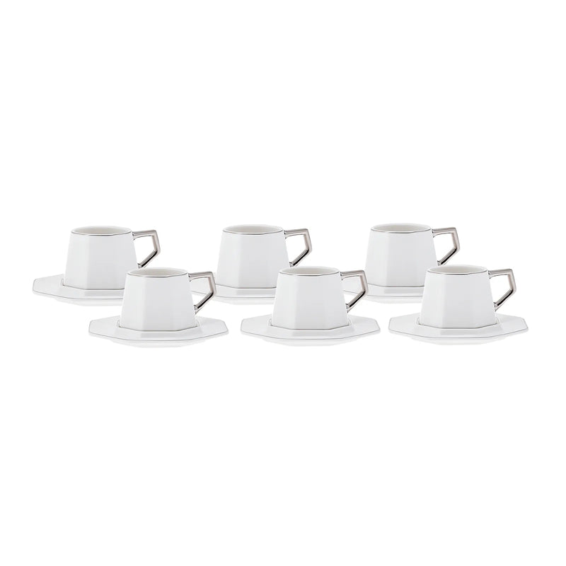 KARACA ZEHER Kaffeetassen-Set 12-teilig für 6 Personen