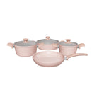 KARACA BIOGRANIT ANTIQUE ROSE 7-tlg. Kochgeschirr-Set Induktion