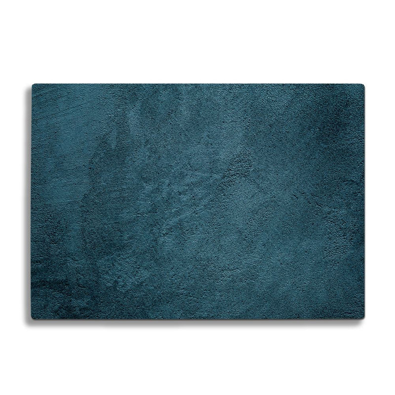 BELLART - Marineblau - Glasschneidebrett mit UV-Druck 35x25cm