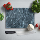 BELLART - Gri Mermer Uv Baskılı Cam Kesme Tablası 35×25 cm