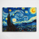 BELLART - Van Gogh "Starry Night" - "La Nuit étoilée" Uv Baskılı Cam Kesme Tablası 35×25 cm