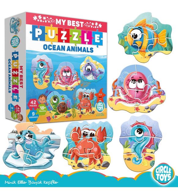 My Best Puzzle version Animaux Marins My Best Puzzle Ocean Animals My Best Puzzle Version Meerestiere
