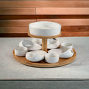 TREND HOME Döner ayaklı 10 parçalı sunum seti