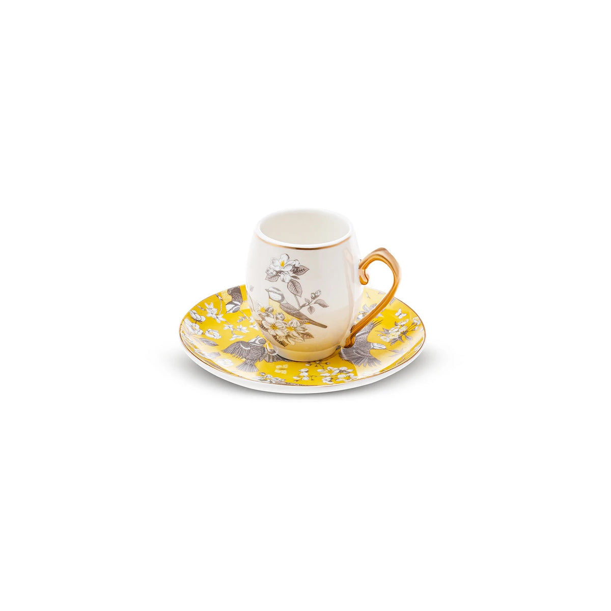 Ensemble café turc 6 pièces style traditionnel Sena argent Ensemble café turc 6 pièces style traditionnel Sena argent