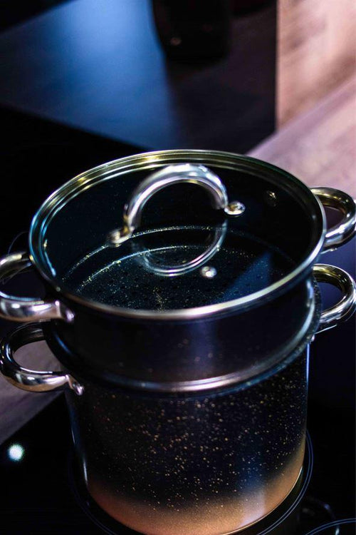 Couscoussier Induction WEB2O Couscoussier En INOX Induction Et Vitro- céramique - 11 Litres Autocuiseur Pour Légumes Sains