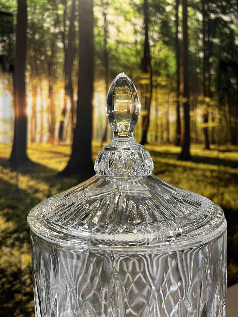 Fontaine à boisson 5L en cristal texture à relief - Bella Home