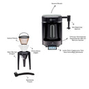 KARACA HATIR BARISTA Cappuccino ve türk kahve makinesi antrasit