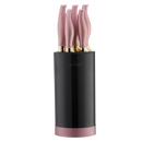 KARACA ROSEGOLD Set de 5 couteaux avec bloc - 6 Parça bıçak seti
