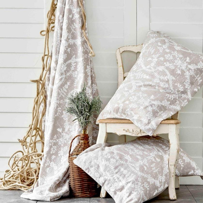  KARACA HOME DELFINA Set de couvre-lit beige 2 personnes - Bella-Home: art de la table, verrerie, trousseau de mariée, décoration