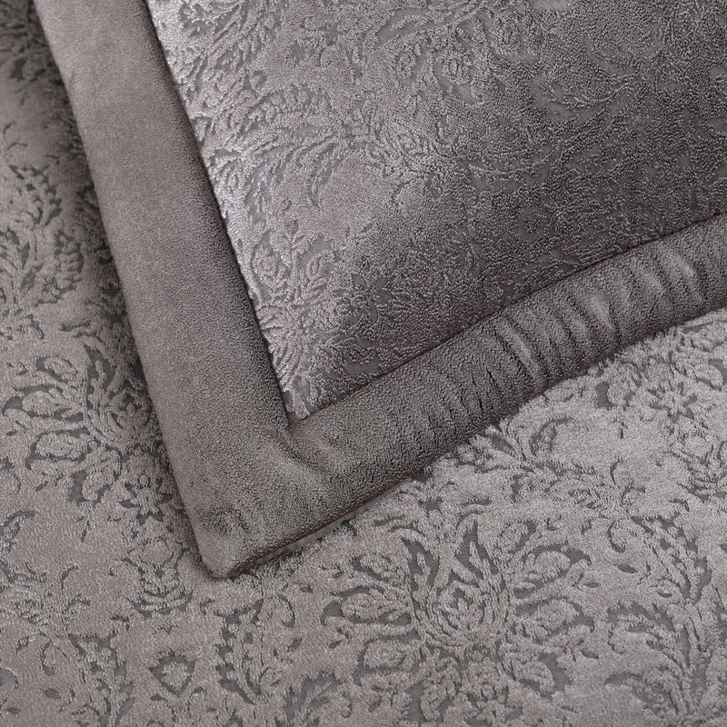 KARACA HOME BENJAMIN  Ensemble de linge de lit complet avec couvre-lit 10 pièces gris  KARACA HOME BENJAMIN   10 Parça çeyiz seti  gri