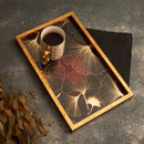 KARACA HOME DEEP FOREST Bordo tepsi 40 x 25 cm