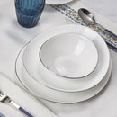 Ensemble Table 6 Personnes Karaca Service De Table Verre Blanc - 24 Pièces Pour 6 Personnes - Assiettes & Bols - Design Élégant Vaisselle Karaca Blanc Ensemble Table 6 Personnes Karaca Service De Table Verre Blanc - 24 Pièces Pour 6 Personnes - Assiettes & Bols - Design Élégant Vaisselle Karaca Blanc