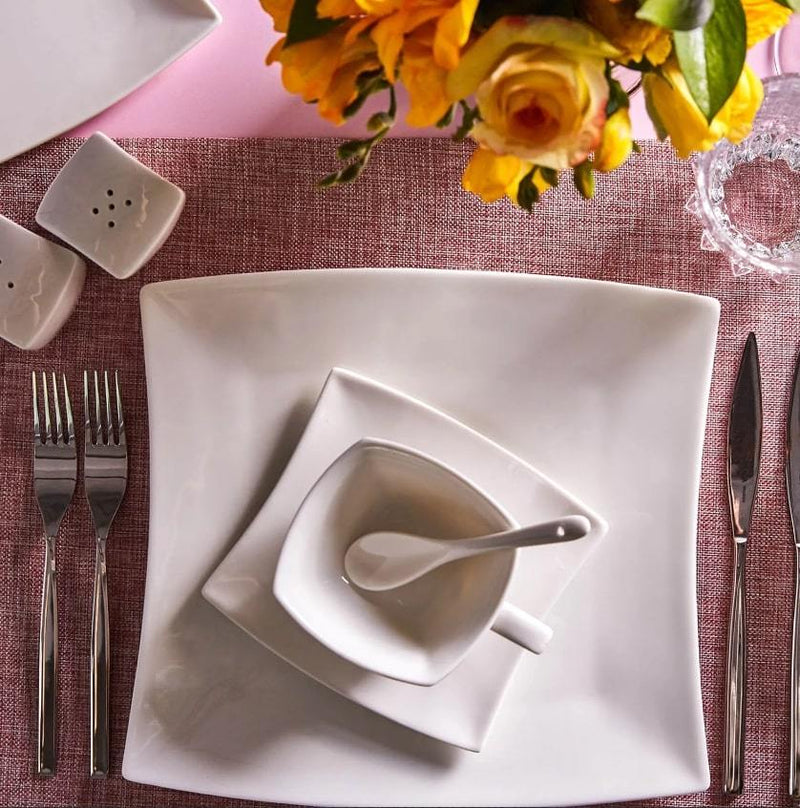 KARACA PERFECT WHITE Service de table petit-déjeuner 32 pièces 6 personnes - Kahvalti seti 32 parça 6 kisilik