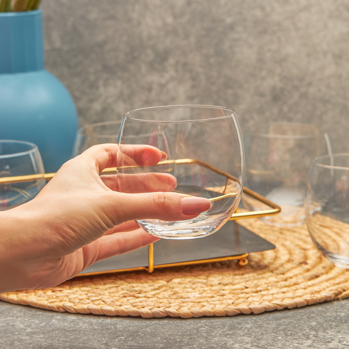 Gocraft Grès Absorbant Sous-verres - Naturel Grès Jaune | WhichOne