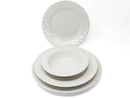 KUTAHYA PORCELAINE BONE AMORE BASAK Service de table 6 personnes 24 pièces - 24 Parca 6 kisilik yemek takimi